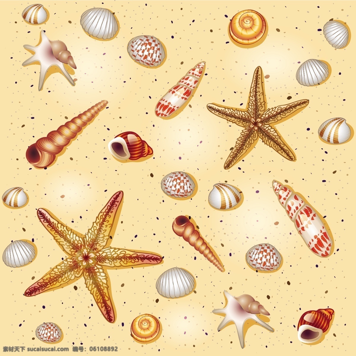 海星 海螺 花纹 背景 图 底纹背景 卡通插画 广告背景图 创意背景图 素材免费下载 卡通 鱼 模版 矢量 水母 花纹背景图