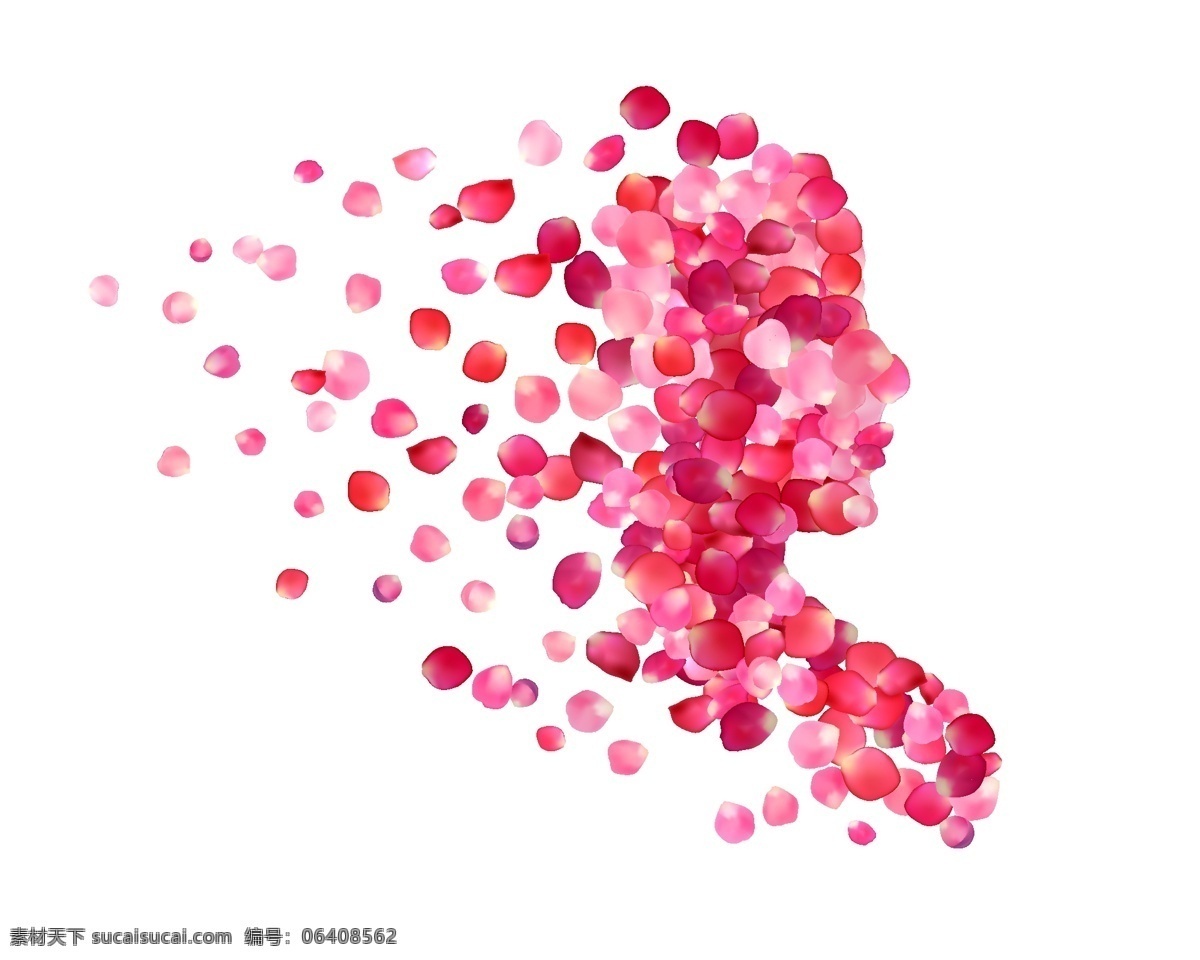女人侧脸 花瓣 创意花瓣 花瓣造型 粉红花瓣 红色花瓣 天鹅 小鸟 金鱼 蜻蜓 香水 香氛 花瓣字母 字母 数字字母 音符 蝴蝶 人物 情侣 女人 孕妇 女人头像 女神节 女神 妇女节 丝带 爱心 芭蕾舞 嫁衣 缝纫机 飞马 高跟鞋 树叶 瑜伽 钢管舞 小猫 婴儿 巴黎铁塔 精致矢量
