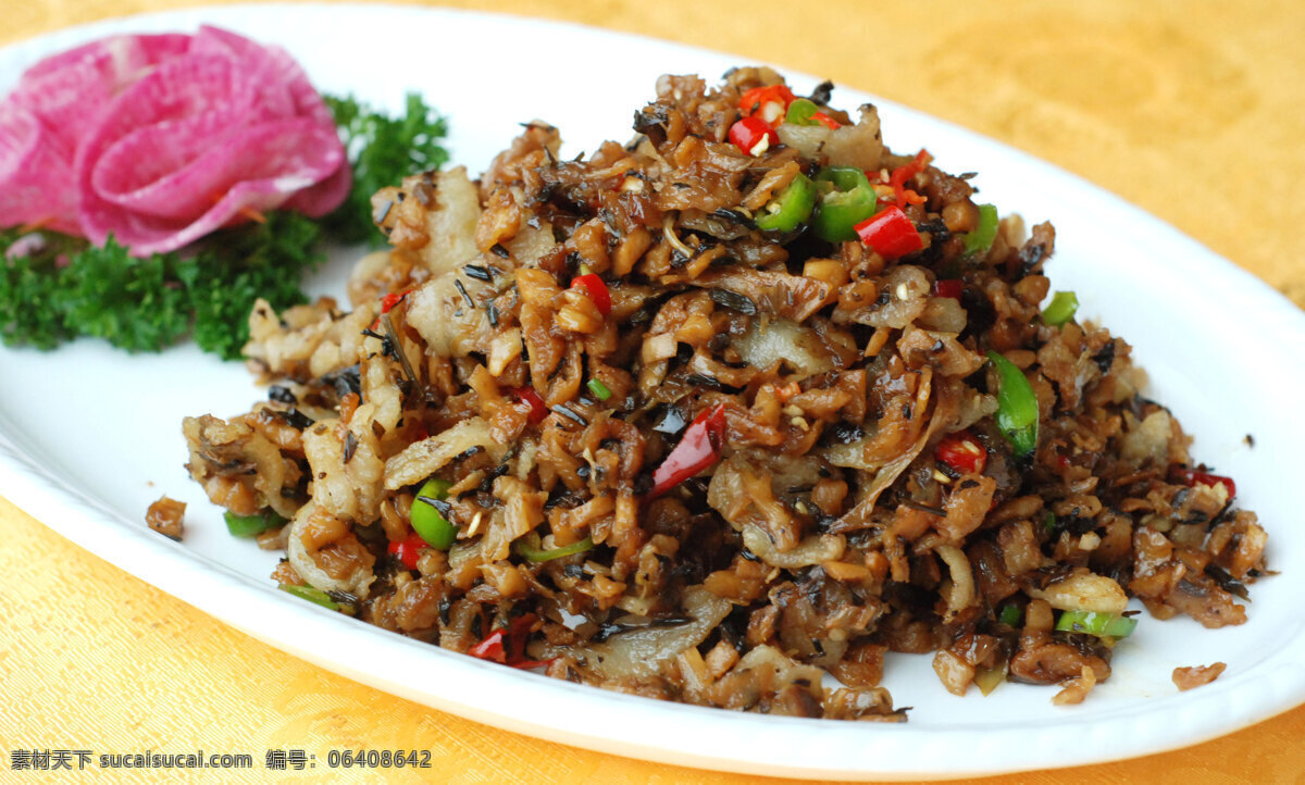 湘西 外婆 菜 炒 油渣 外婆菜 食谱及原材料 传统美食 餐饮美食