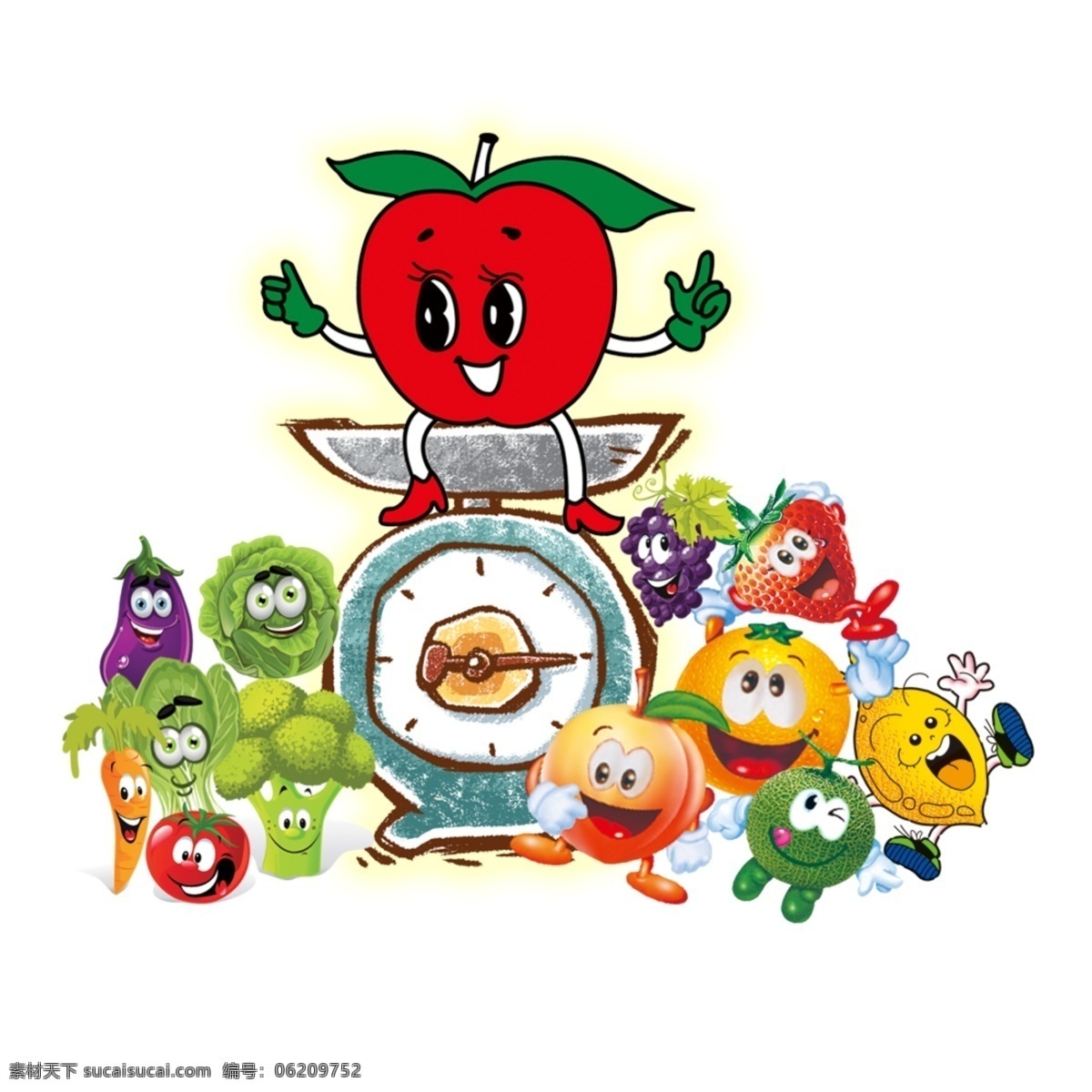 卡通水果集合 卡通水果 水果卡通 卡通蔬菜 蔬菜卡通 卡通 蔬菜水果卡通 蔬菜水果 包装设计