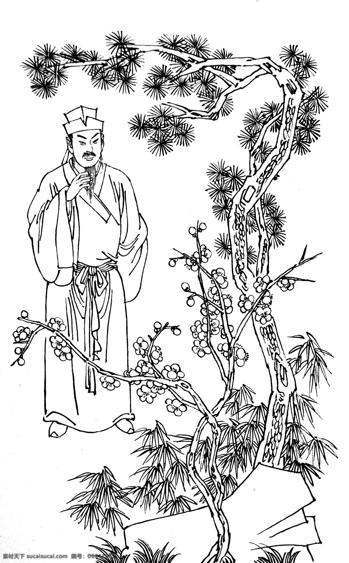 绘画书法 吉祥图案 梅 民俗文化 松 岁寒三友 文化艺术 竹 神话故事 民间传说 吉祥纹图 神话图案 中国传统 中国吉祥图像 中国吉祥图案