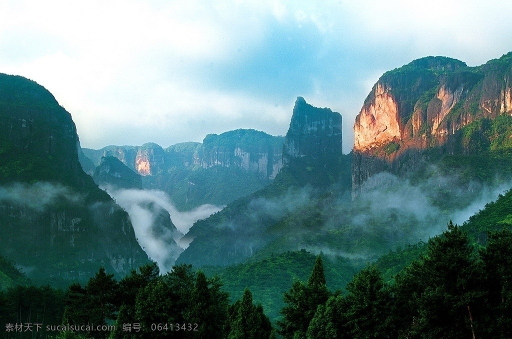 仙居 神仙居 外景 台州 山水 云海 台州风景 山水风景 自然景观