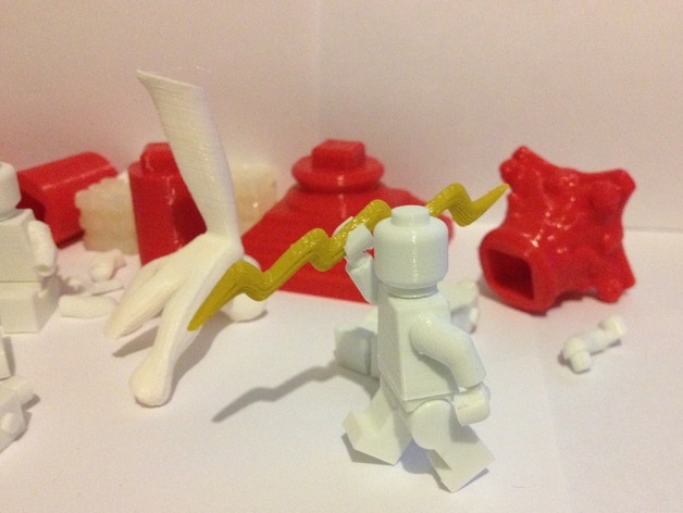 minifig replicator2 乐高 3d打印模型 游戏玩具模型 卡拉拉