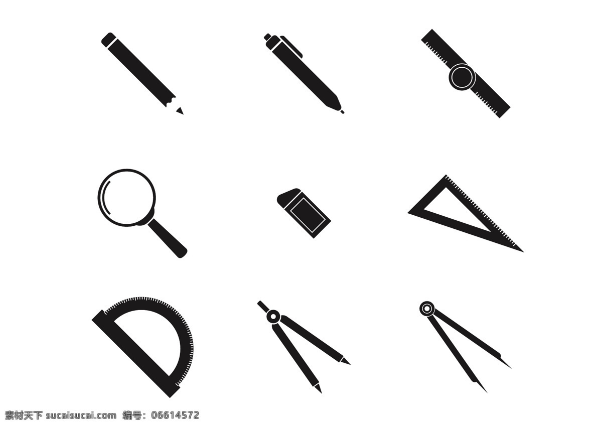 工具 设计图 白色 黑色 矢量图 其他矢量图