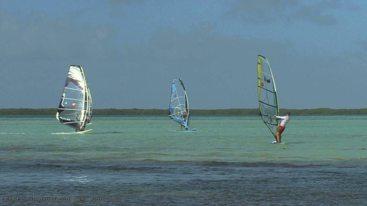 博内 尔岛 风帆 股份 录像 加勒比群岛 加勒比海 岛 博内尔岛 热带 海洋 海 水 浪风帆 avi 灰色
