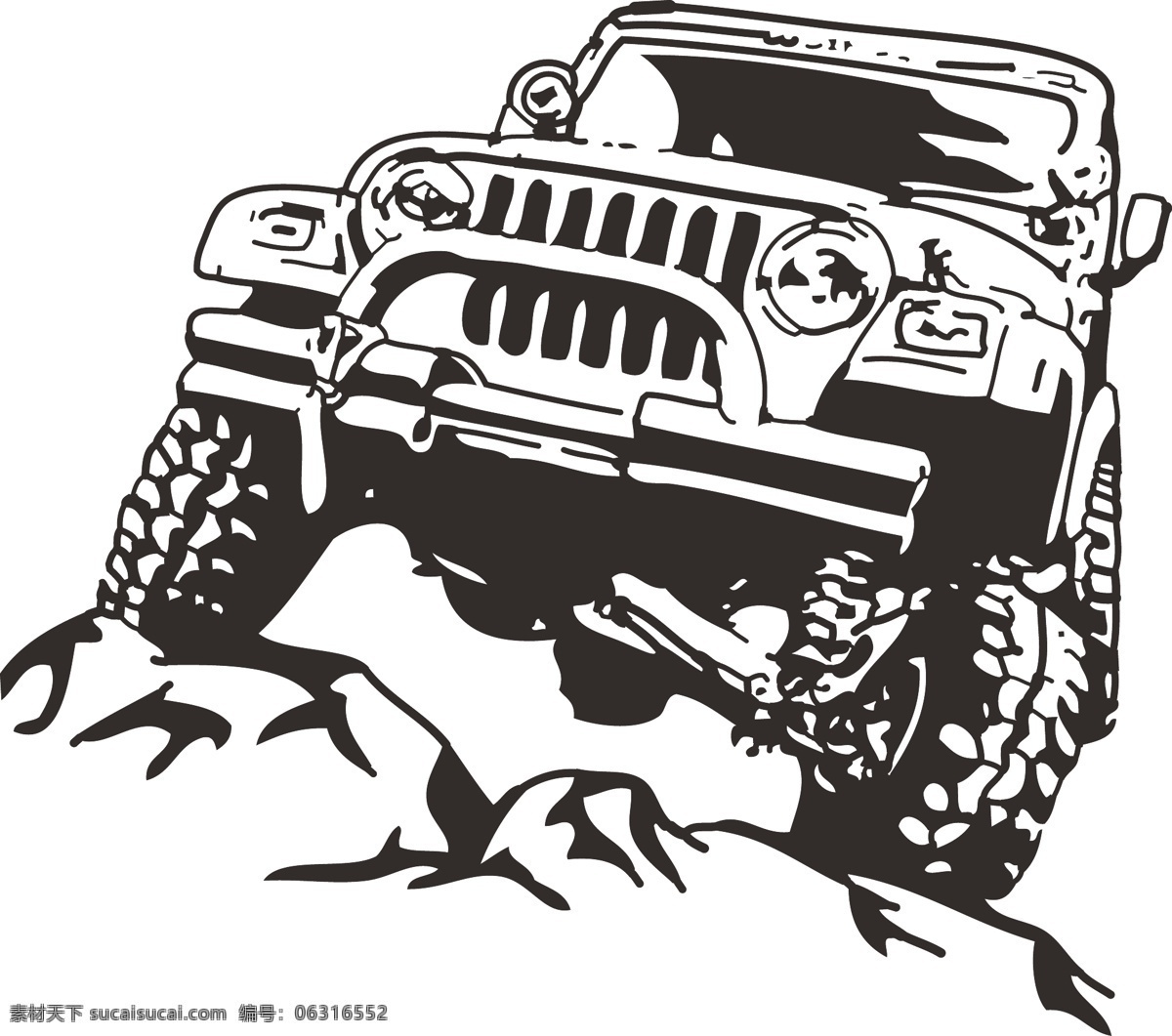 吉普 越野 jeep 车 驾驶 旅行 山 激情 刺激 男人 自驾游 交通工具 现代科技 矢量