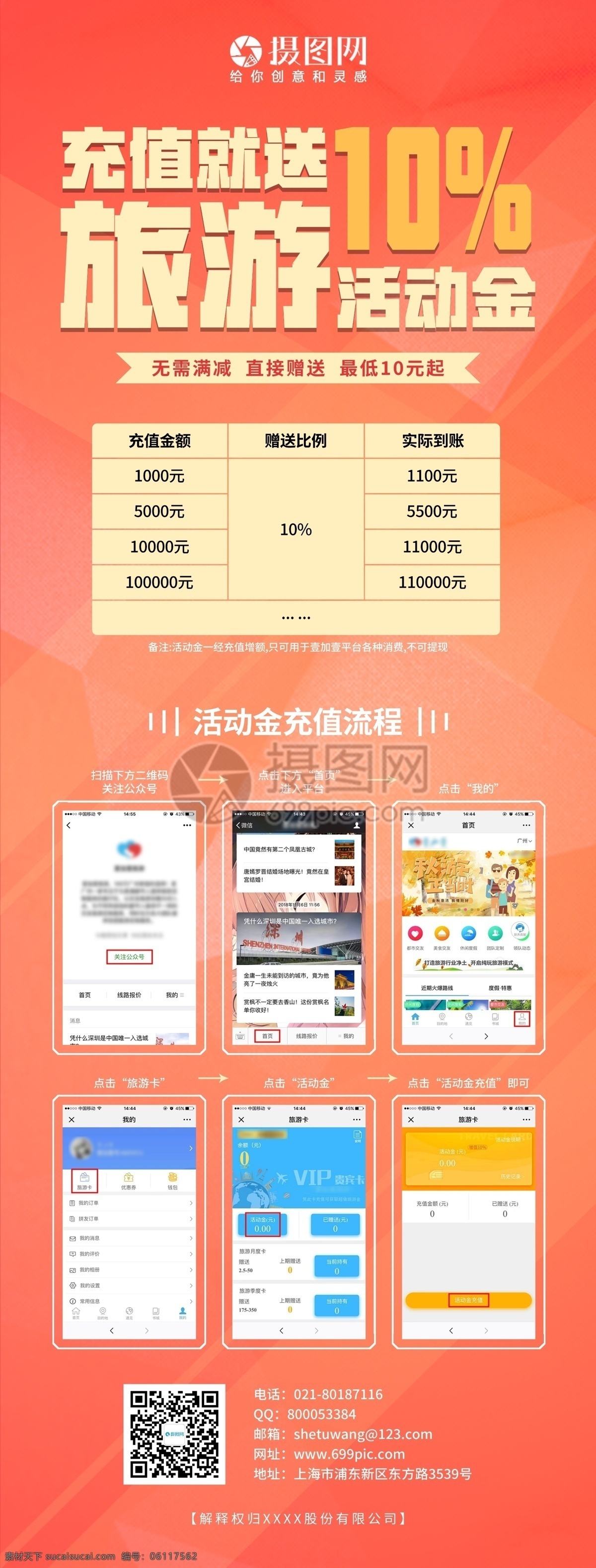 充值 赠送 旅游活动 金 x 展架 x展架 易拉宝 促销 店庆 旅游 优惠 喜庆 满减 展架设计