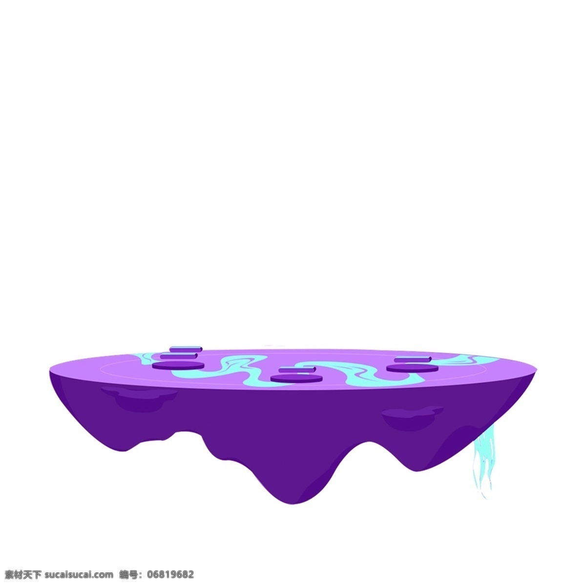 漂浮 紫色 台子 免 扣 图 卡通 紫色台子 免扣图 舞台 漂浮的天台