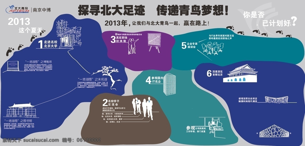 北京大学 大楼 故宫 剪影 鸟巢 商务 水立方 文化 展板 矢量 模板下载 文化展板 北大青鸟 松树 企业文化海报