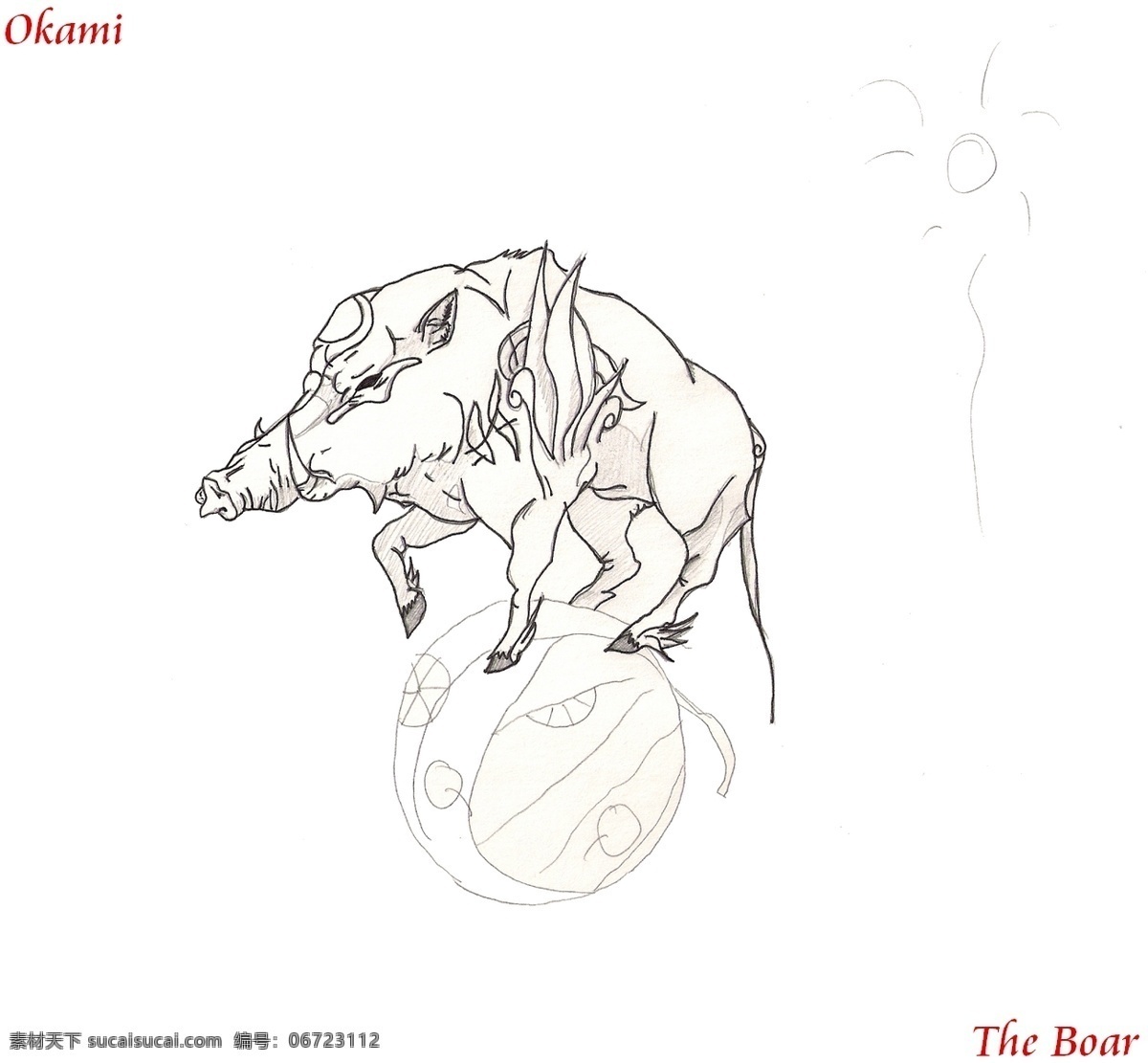 bakugami 野猪 ps笔刷