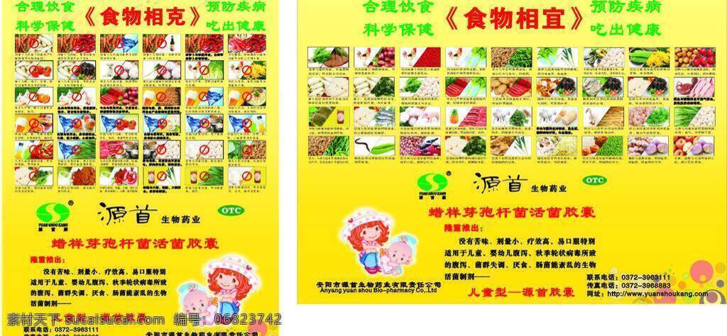 海报背景 卡通娃娃 水果图片 食物 相宜 相克 图 矢量 模板下载 食物相宜图 食物相克图 食物图 矢量图 日常生活