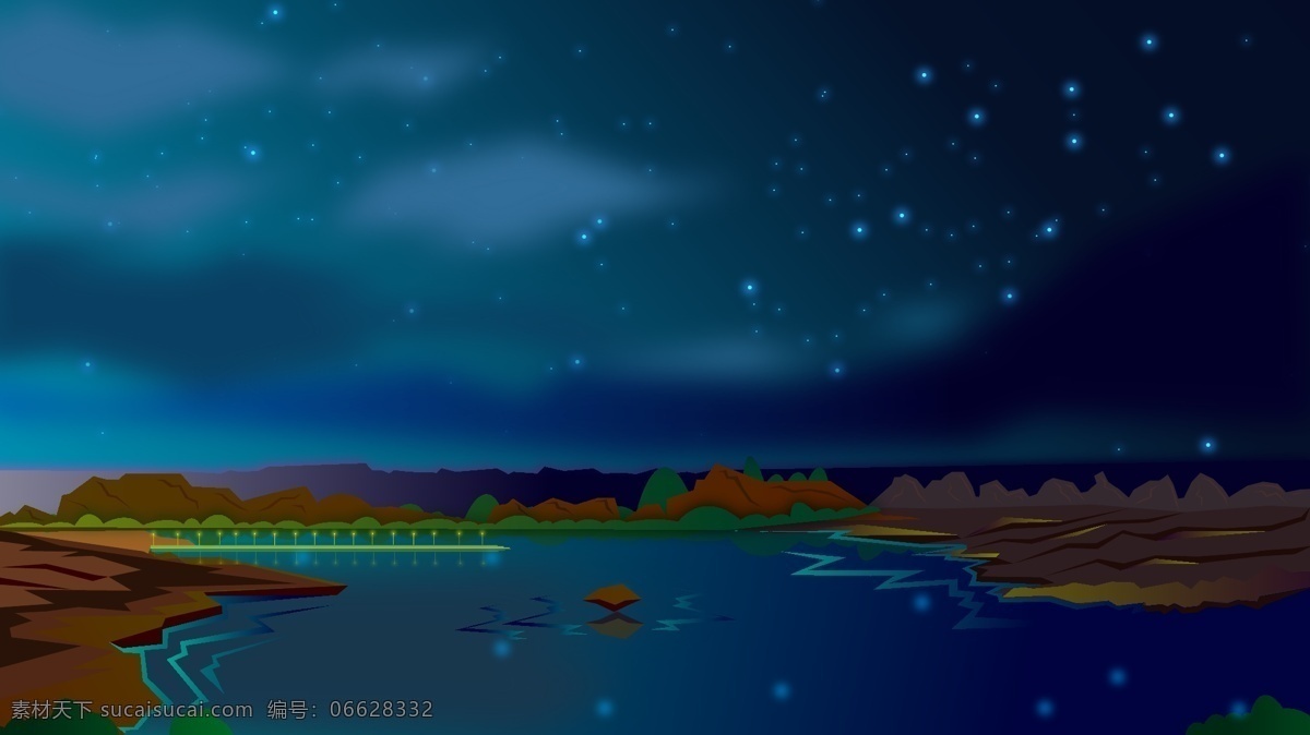 浩瀚星空与你 浩瀚 大海 夜色微凉 霓虹 悠然自得