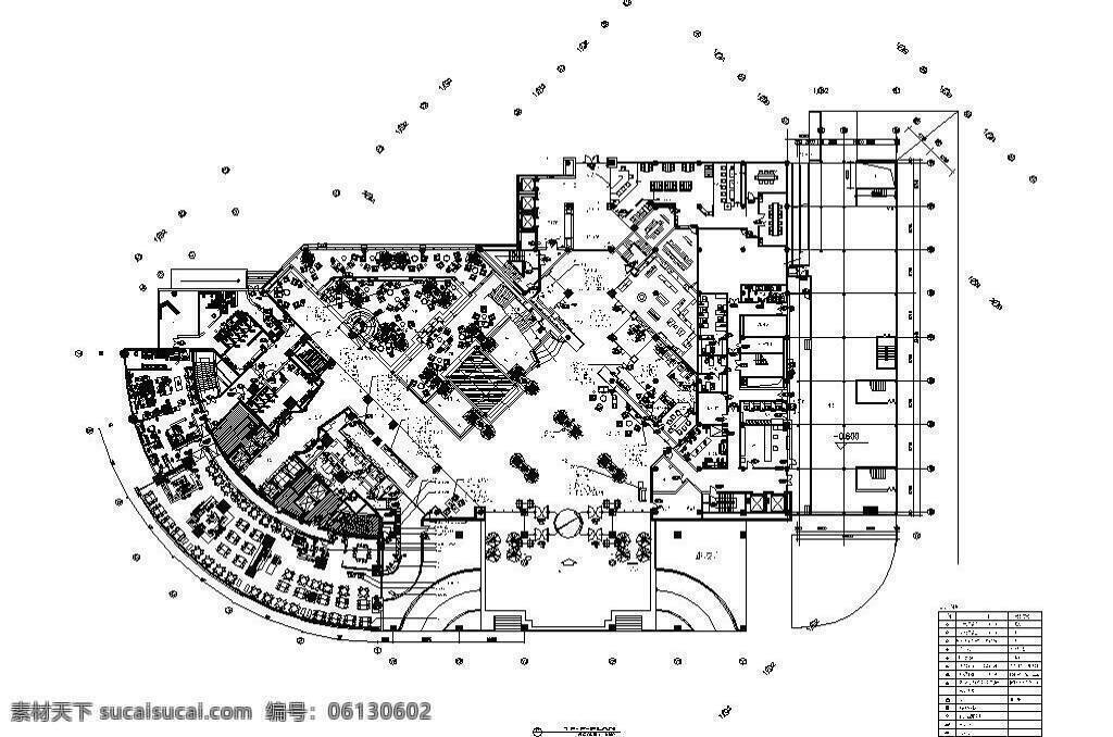 奢华 酒店 层 平面 布置图 cad 餐饮 最新 室内设计 一层 2018 工装