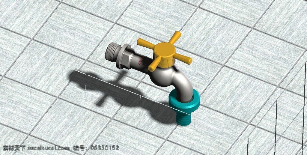 水龙头 工具 工业设计 3d模型素材 建筑模型