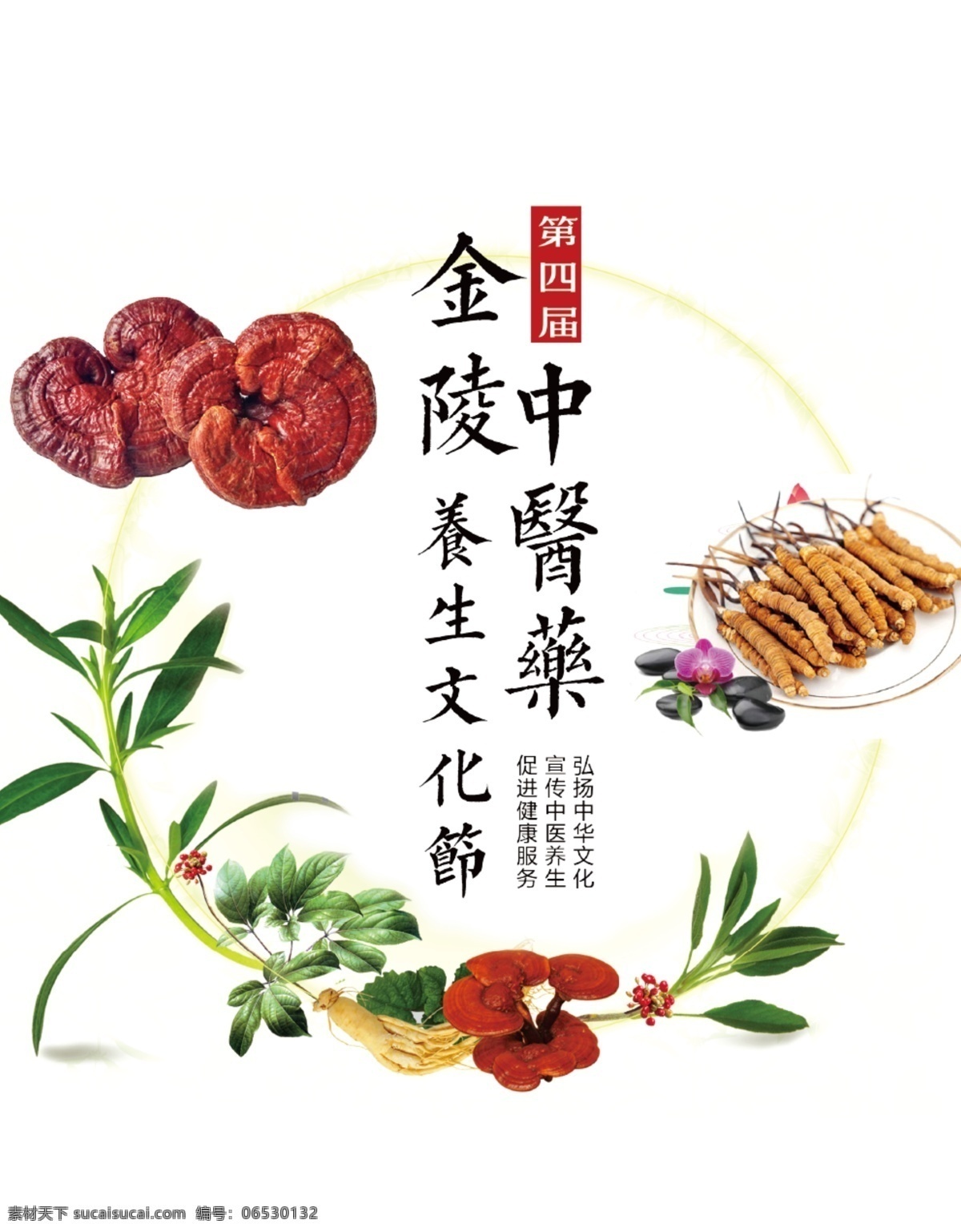 吊旗 中医 中药 养生文化节 灯箱片 灯片 中医药海报 招贴设计