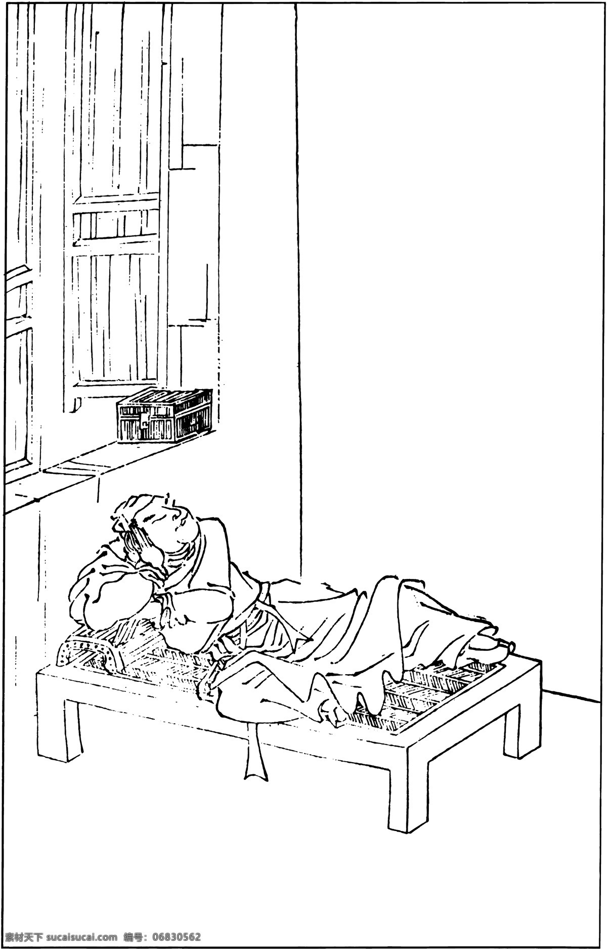 古版画 人物类 人物画 矢量 格式 eps格式 设计素材 古版画篇 版画专辑 矢量图库 白色