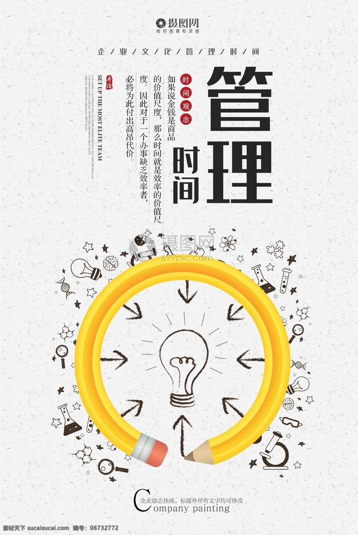 企业 文化 管理 宣传海报 模板 企业文化 企业挂画 励志 态度 抉择 成功 坚持 时效 团结 正能量