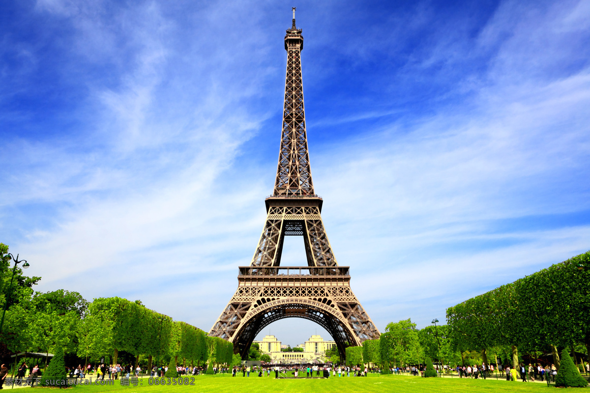 巴黎铁塔 铁塔 浪漫巴黎 城市 风景 蓝天 巴黎 旅游 建筑 著名景点 背景 旅游摄影 国外旅游