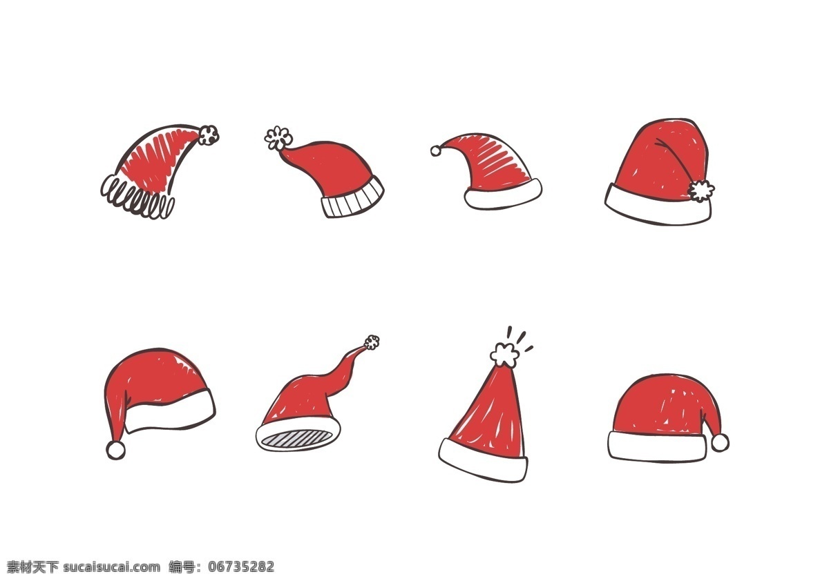 红色 帽子 圣诞 帽 设计素材 雪人 圣诞节 平安夜 新年 下雪 手绘 矢量 扁平 卡通 元素 麋鹿 鹿 剪纸 促销 可爱 背景 图标 礼物 屋子 圣诞树 插画 袜子 糖果 礼盒 挂件 曲奇饼干