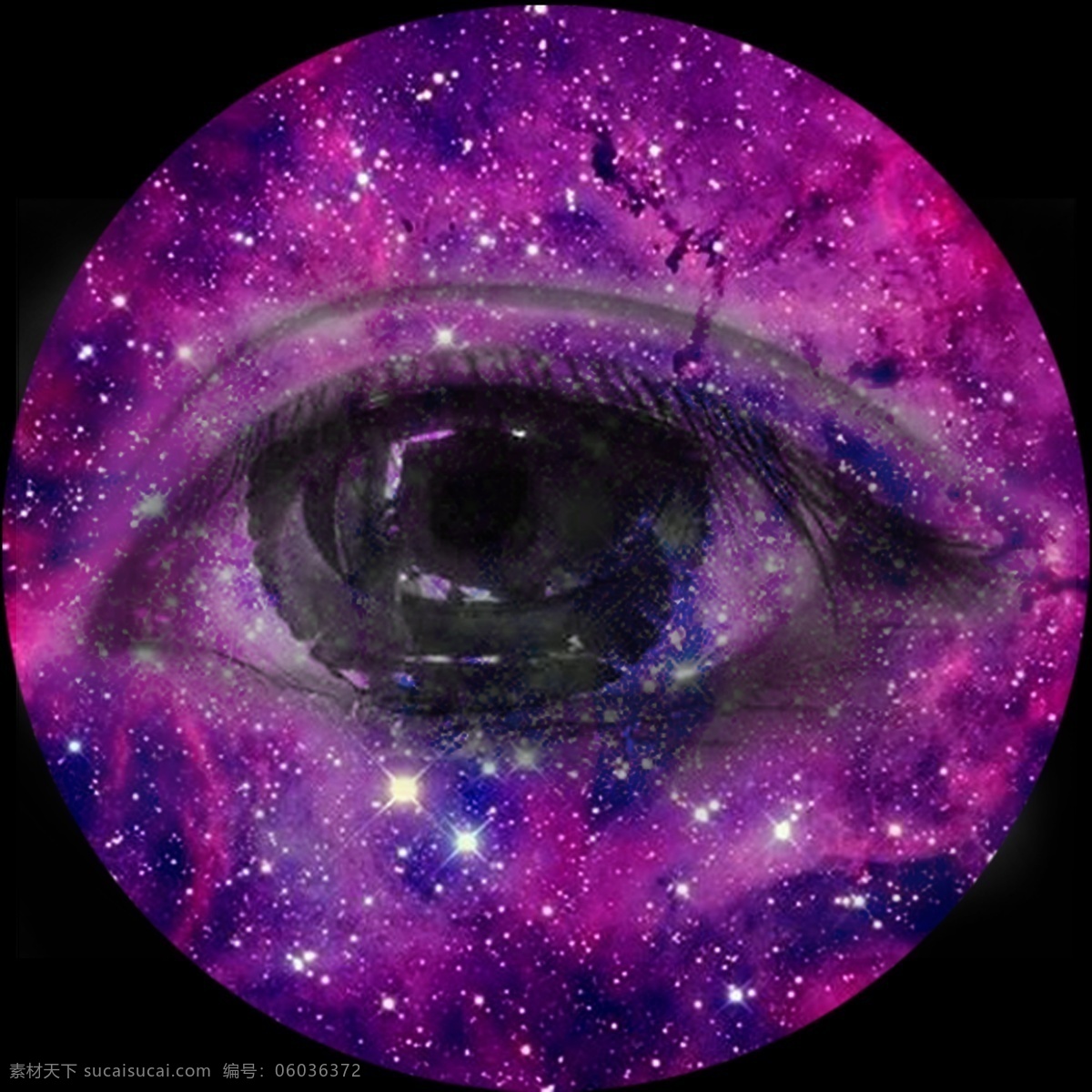 星空眼睛 眼睛 星空 黑色