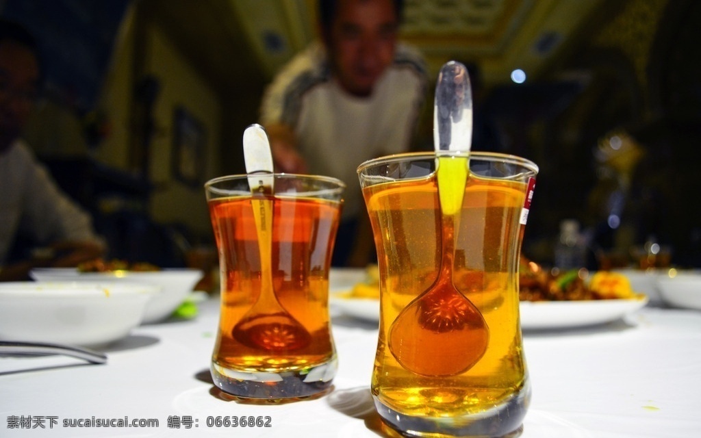 藏红花茶 藏红花 茶水 蜂蜜 新疆 喀什 餐饮美食 饮料酒水