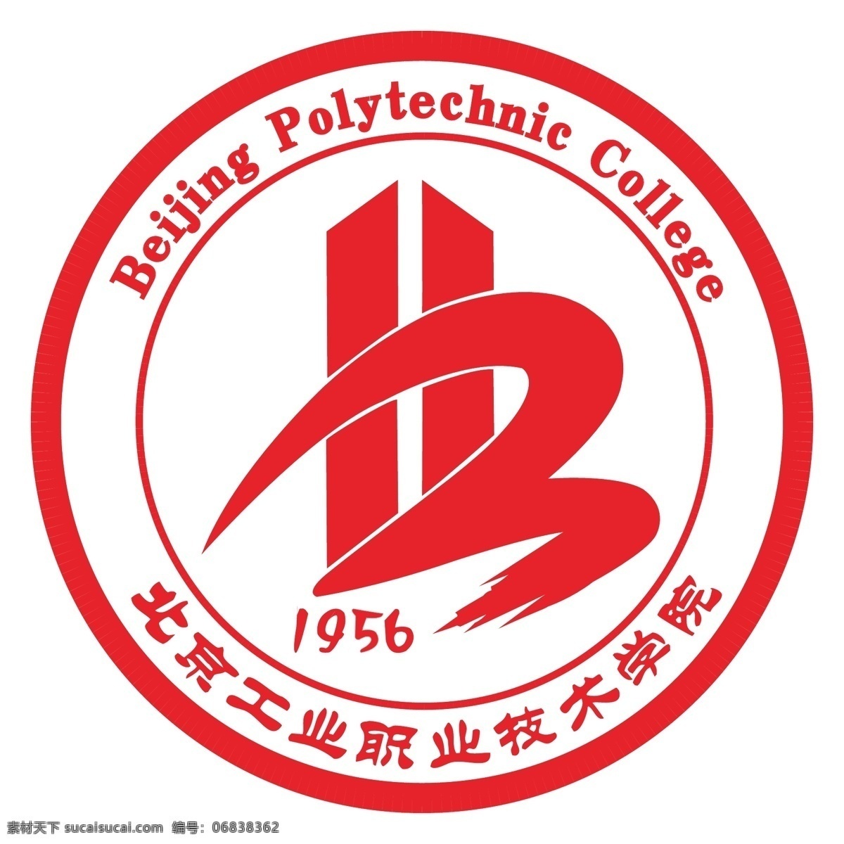 北京 工业 职业 技术 学院 院 徽 北工院 校徽 院徽 工业职业 logo 标志图标 企业 标志