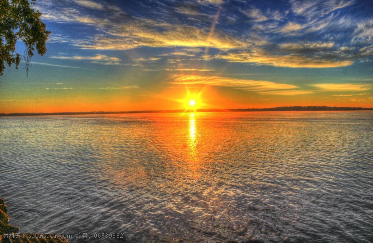 海上 夕阳 风景 高清 海边 大海 海洋 日落 落日