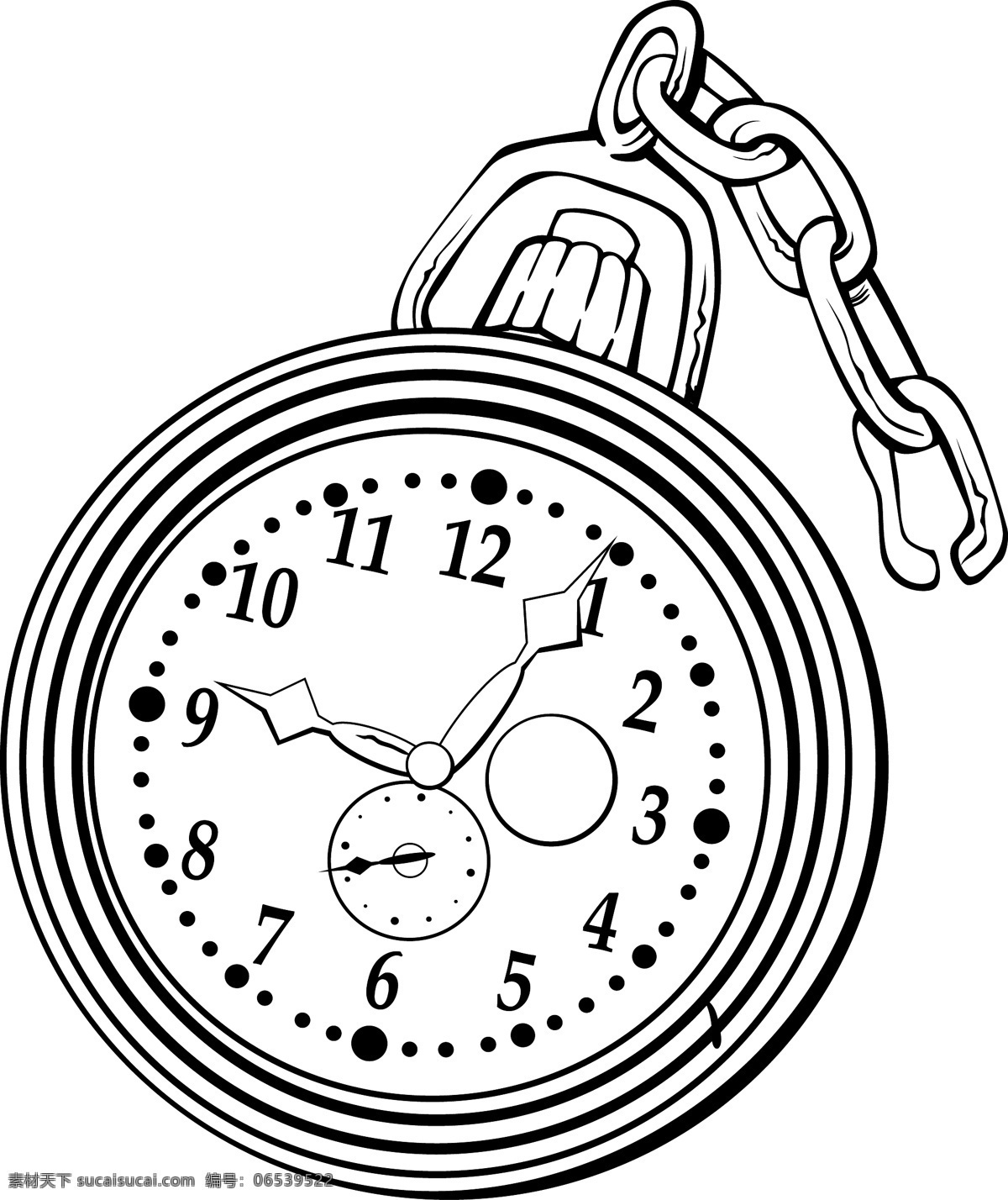 手绘 怀表 矢量 模板下载 插画 矢量怀表 钟表 时间 图标 标签 生活百科 矢量素材 白色