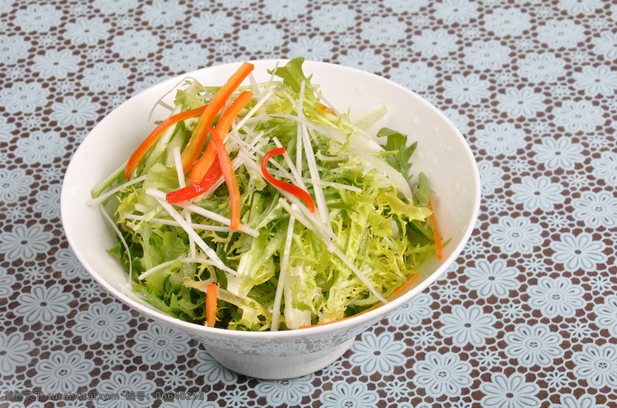 巧拌苦菊 拌苦菊 苦菊 凉拌菜 传统美食 餐饮美食