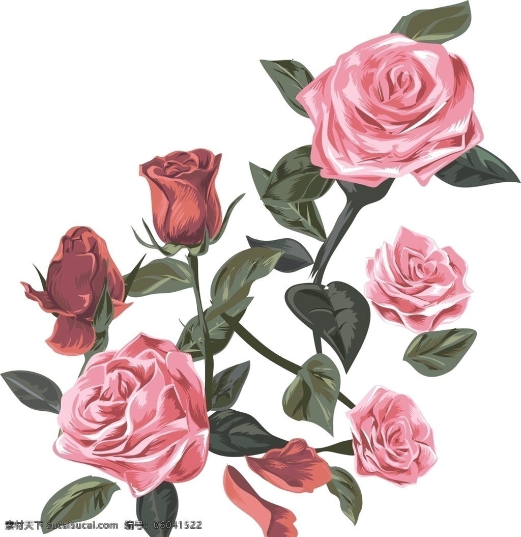 玫瑰花 设计素材 印花 印花布 服装布料 小碎花 清新 田园风 玫瑰花底纹 矢量图 玫瑰花素材 花裙子 玫瑰 底纹边框 花边花纹
