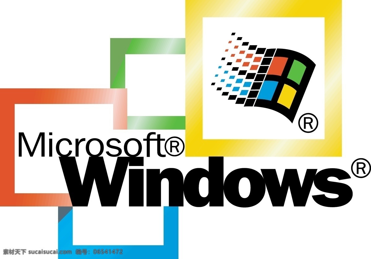 免费 微软 windows 2000徽标 2000 徽标 白色