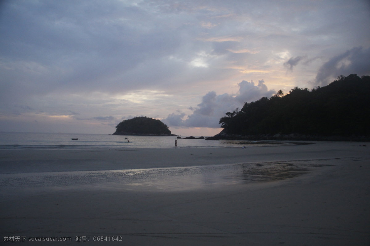 普吉傍晚 泰国 海 海滩 普吉 卡塔 傍晚 夕阳 落日 岛 旅游摄影 国外旅游