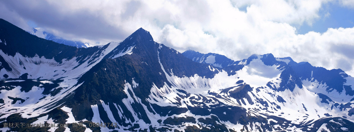 超宽 雪山 山峰 超大 高清 山水风景 摄影图 唯美 自然景观 家居装饰素材 山水风景画