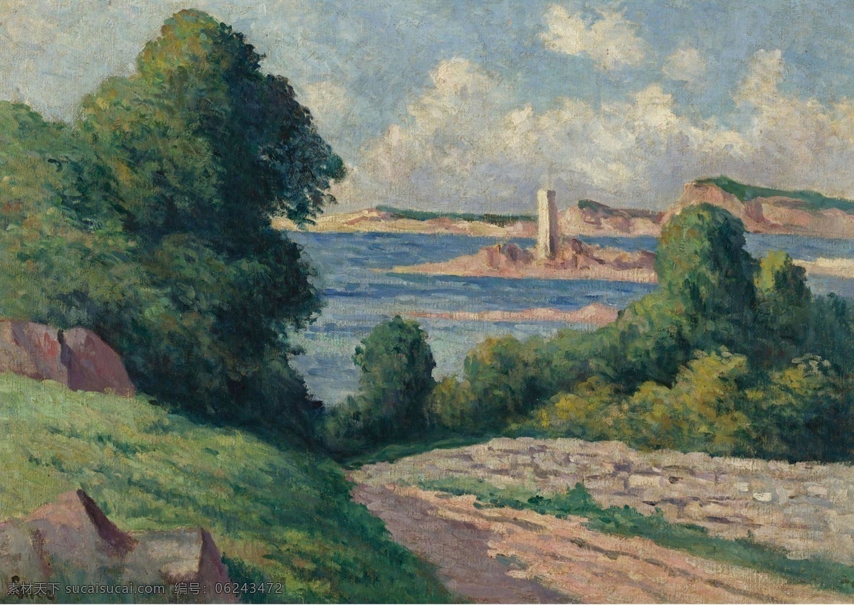 大师 画家 风景画 静物 油画 建筑 装饰画 trieux of estuary the luce maximilien 人物 高清 西方 国外 现代 家居装饰素材