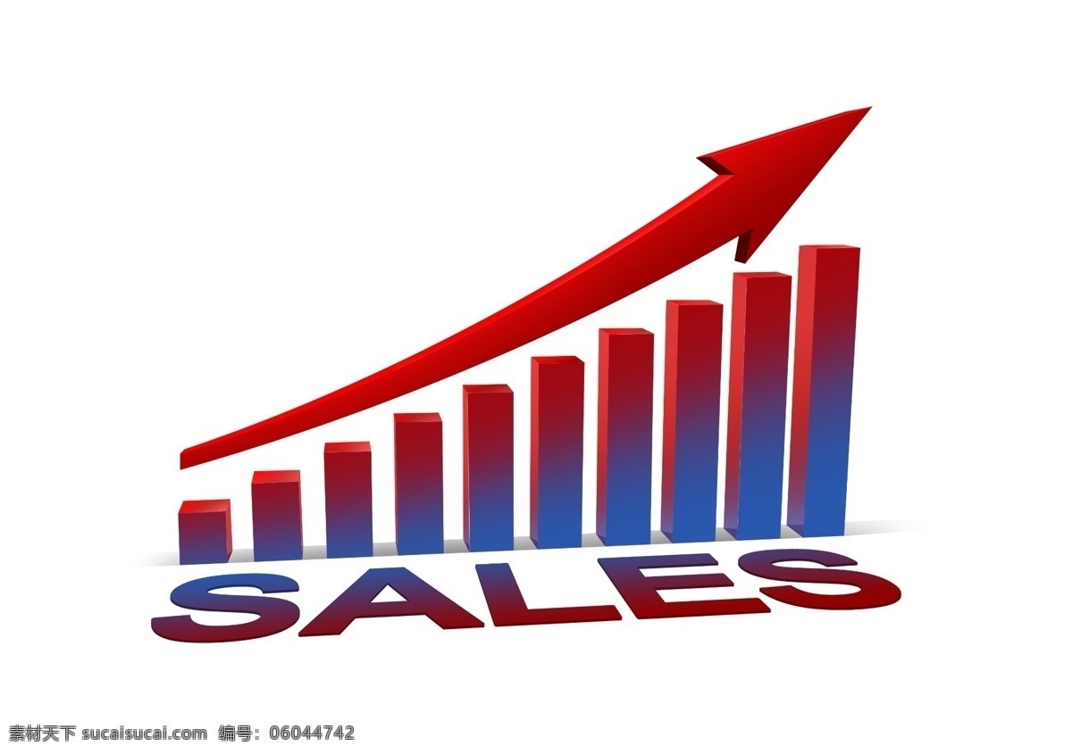 业绩上涨 销售上涨 业绩上升 销售上升图 箭头向上 商务金融