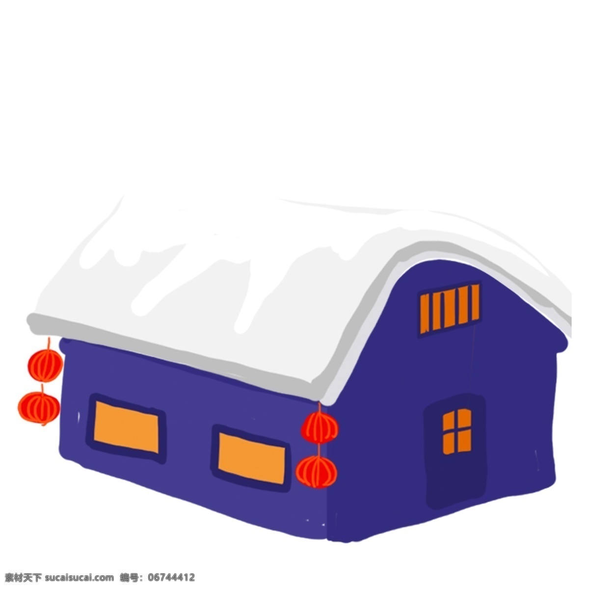 紫色 挂 灯笼 雪屋 冬天 旅游 旅行 装饰 建筑 雪 屋 背景 帐篷 自然 住所