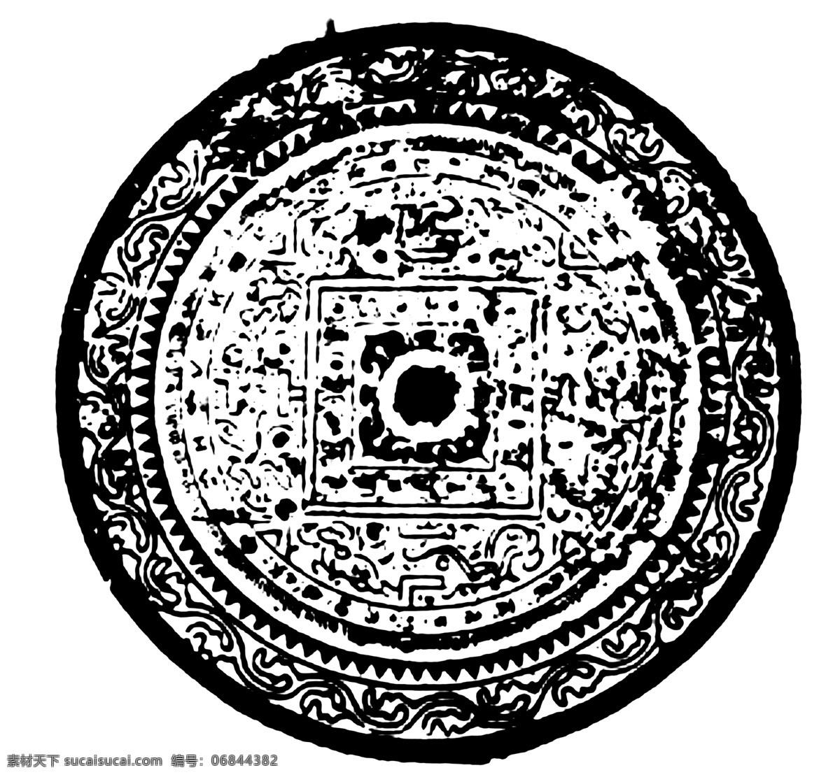 器物纹样 传统 图案 传统图案 设计素材 器物图案 装饰图案 书画美术 白色
