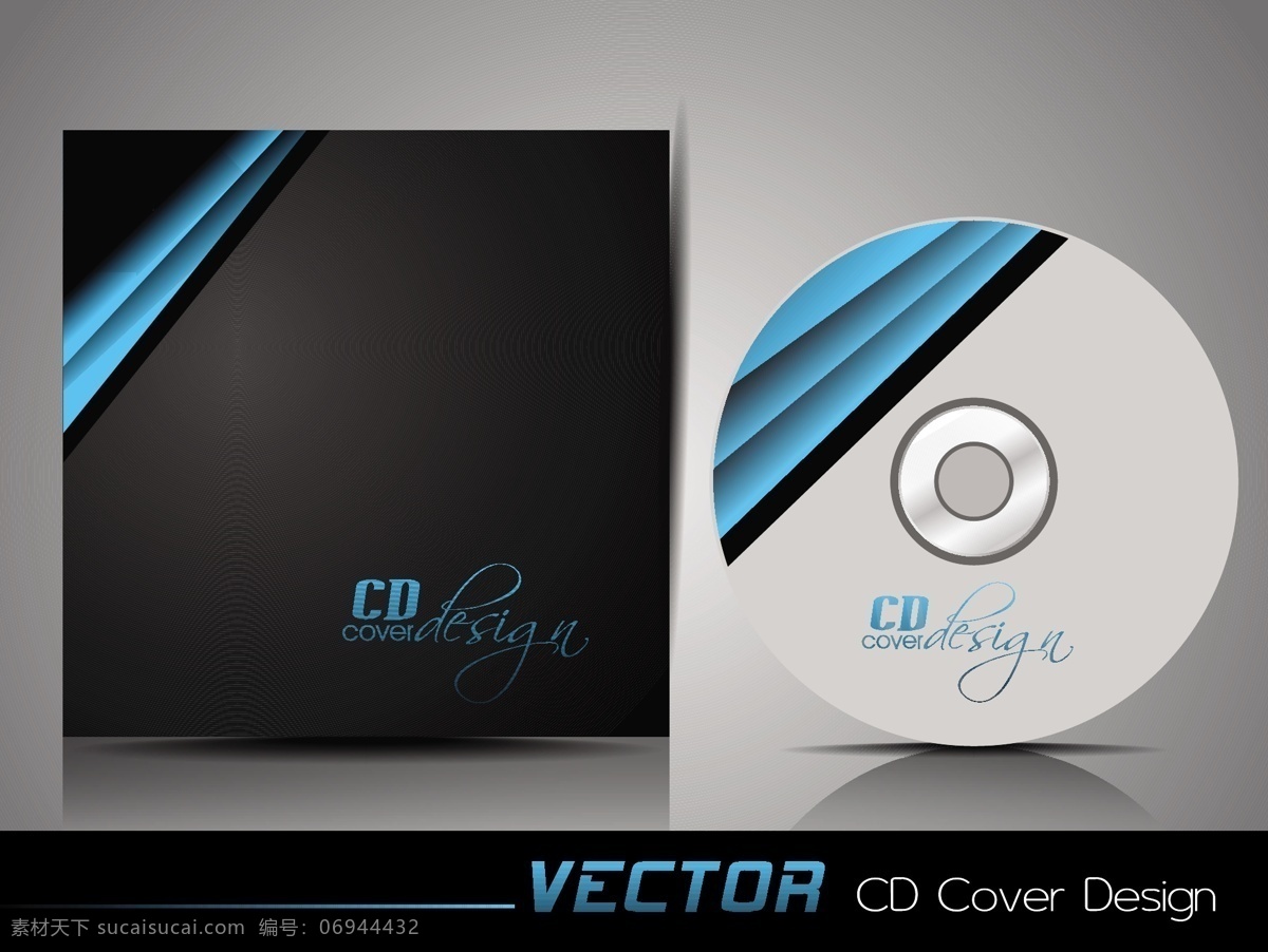 vi模板 vi设计素材 vi vis vi识别系统 cd封面 cd包装盒 光盘包装 光碟 vi设计 矢量素材 黑色