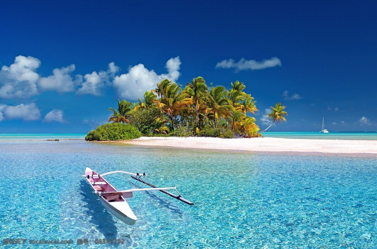 海岛 环礁 天堂 美丽的海滩 旅行 岛 风景 旅游摄影 国外旅游