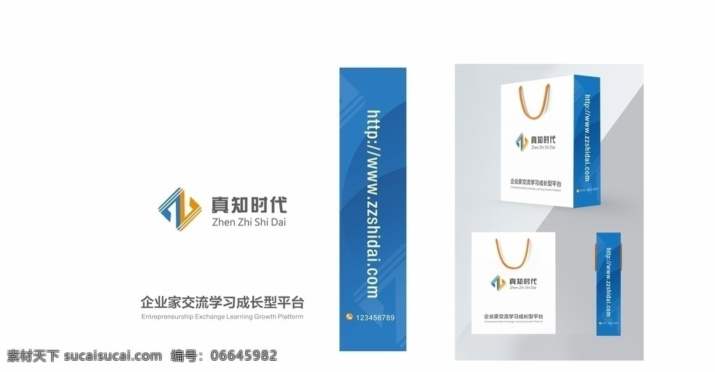手提袋 品牌设计 包装设计 袋子 蓝色