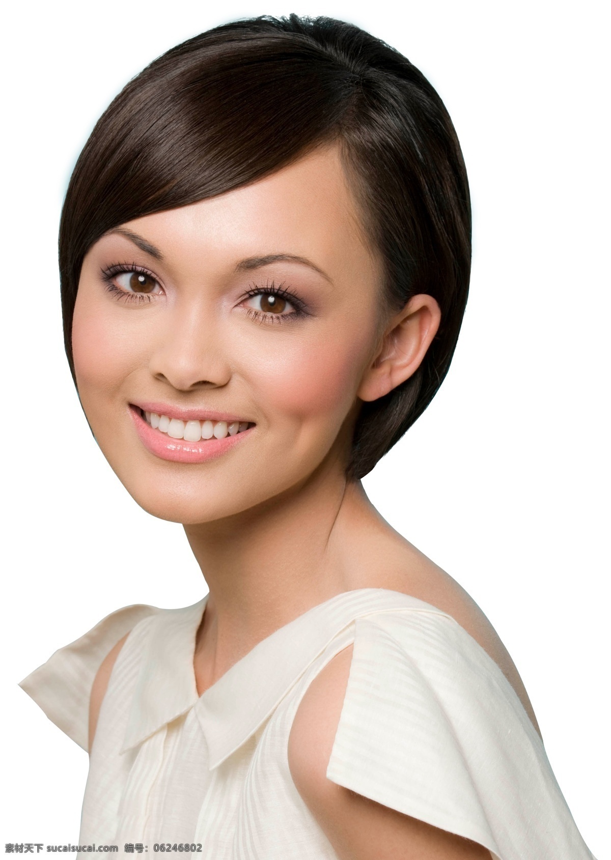 牙齿 美女 源文件 分层 白色 微笑 psd素材