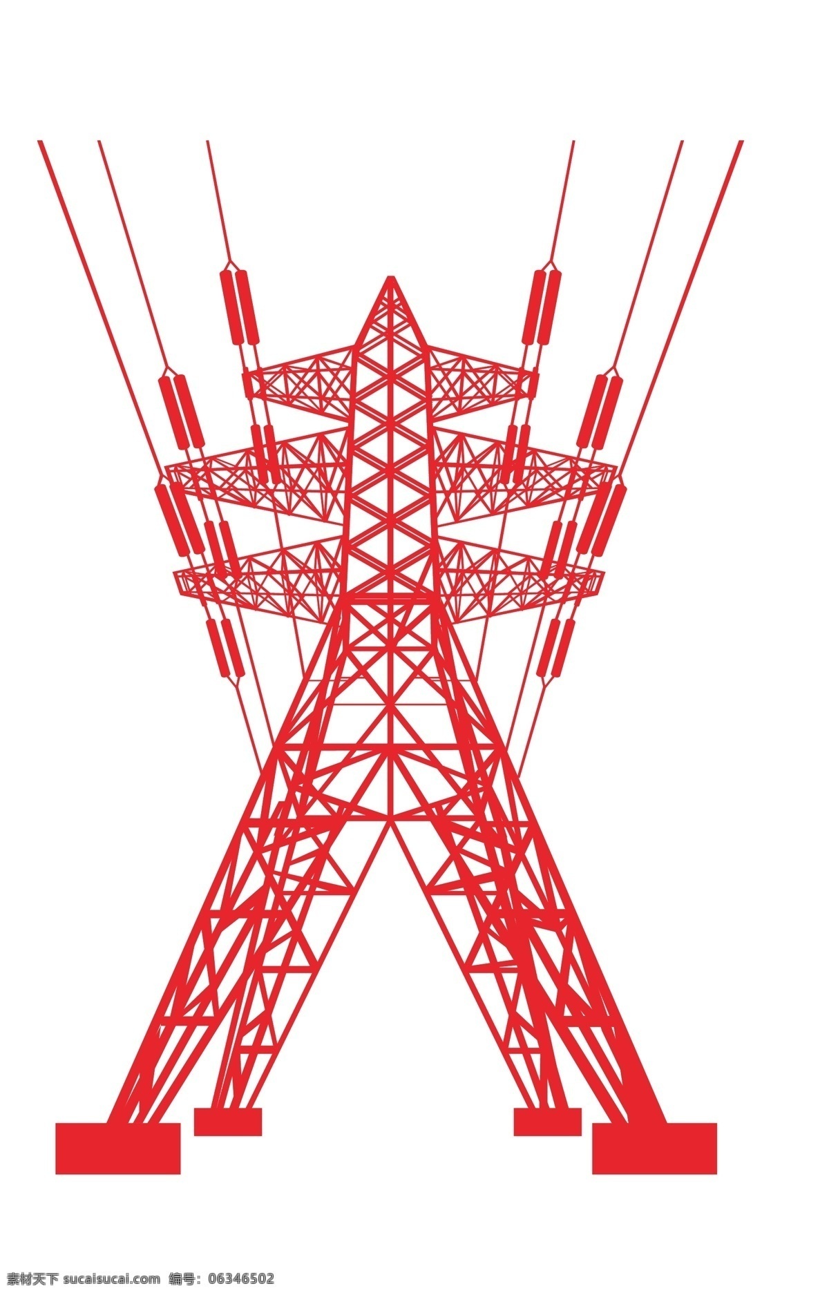 电力塔 电塔 电缆 电力 电网 电线杆 底纹边框 条纹线条