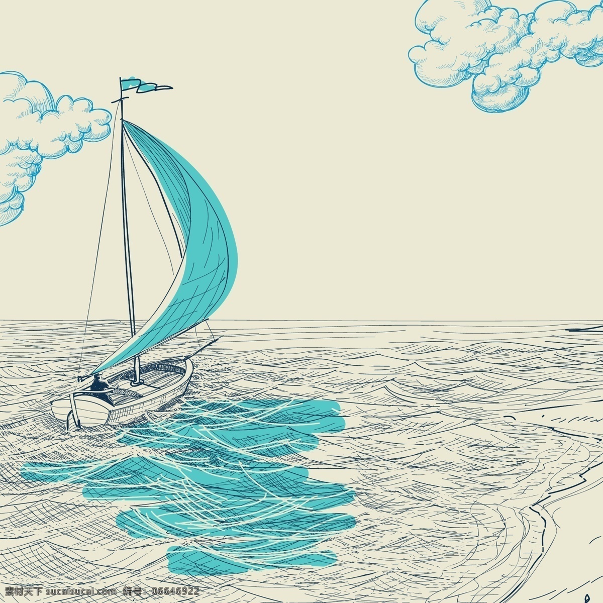 插画 插图 船只 帆船 复古 风格 矢量 模板下载 古典 航海 怀旧 手绘帆船 行使 运输 交通工具 线稿 素描 矢量素材 现代科技 插画集