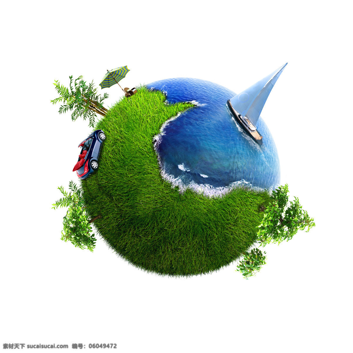 地球村 环保 环保广告 环保海报 环保类 环保图片 天空 天空草地 天空云彩 空岛 环保公益海报