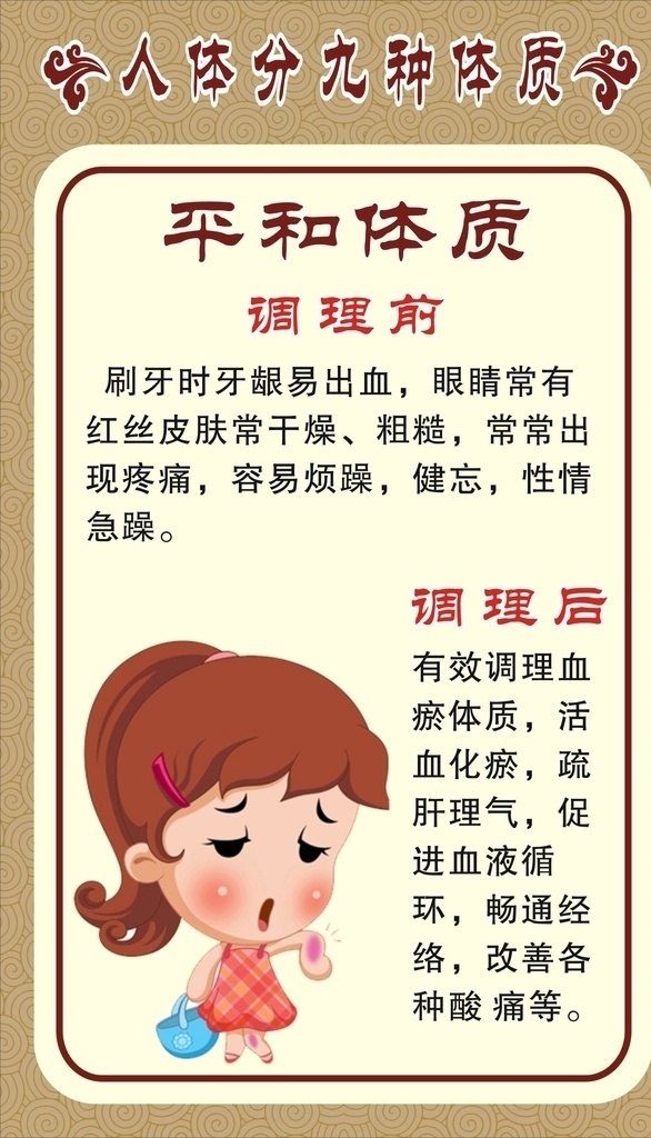 人体九种体质 平和体质 体质 人体体质 体 质 医院