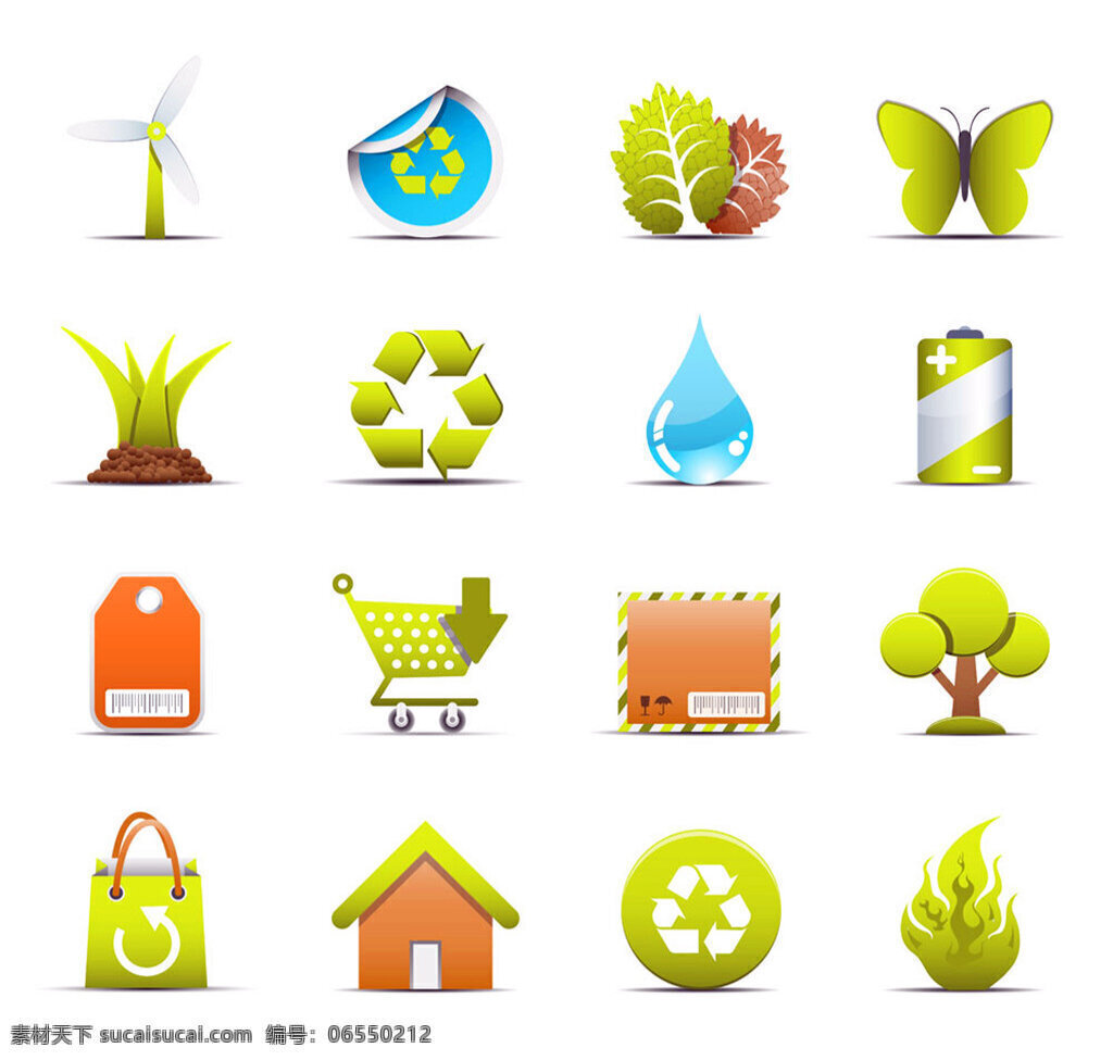 绿色环保 图标 环保图标 节能环保 生态环保 环境保护 徽标徽章标帖 标志图标 矢量素材