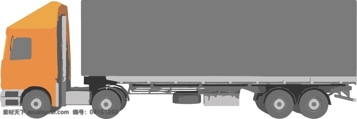 皮卡车 图形 商用 元素 汽车 货车 车 交通工具