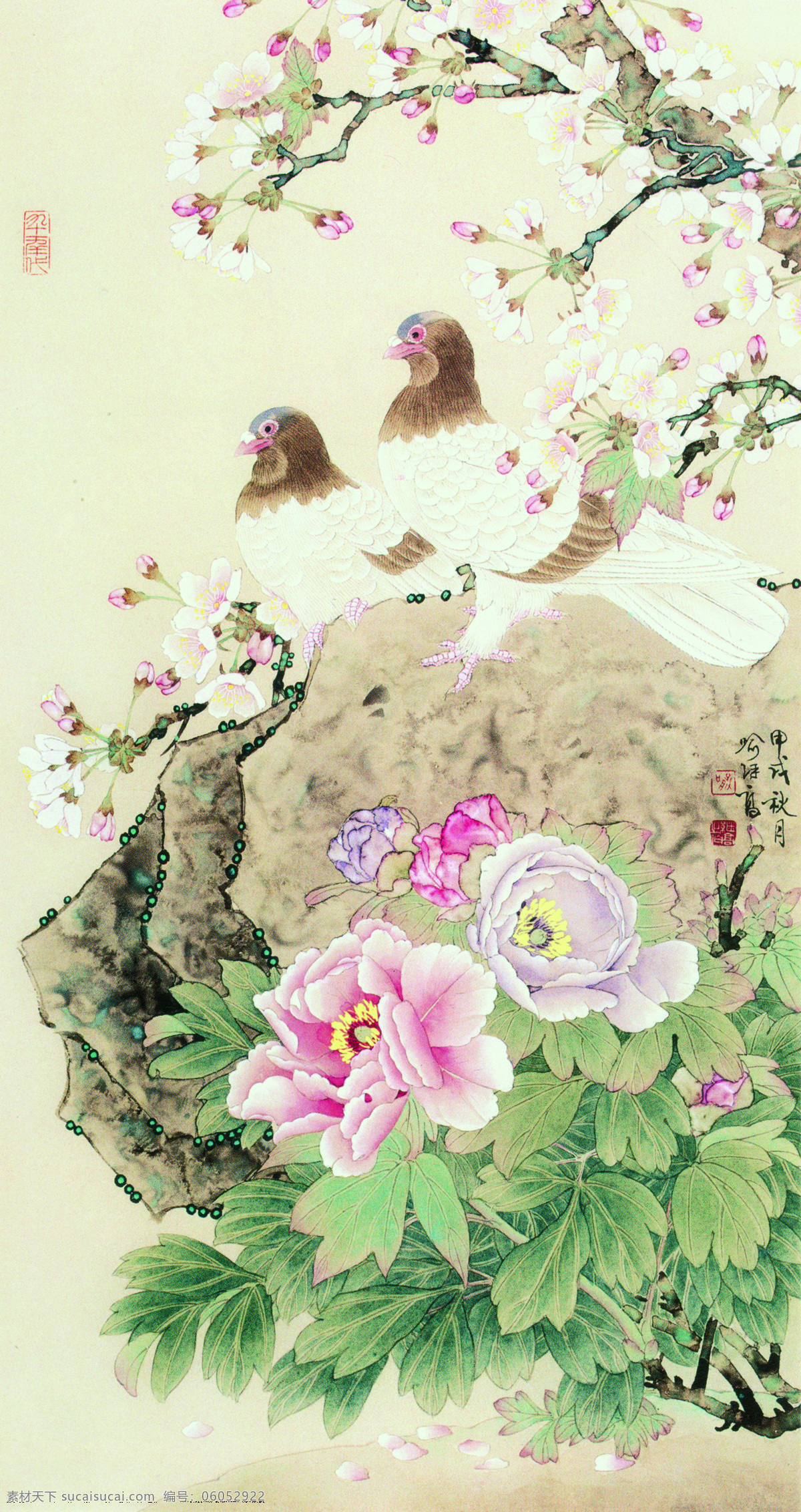 工笔画 国画 工笔 花鸟 绘画 精细 传统 中国画 曾孝濂 工笔花鸟精品 鸟 树木 树枝 大树 叶子 曾 孝 濂 花鸟画 绘画书法 文化艺术