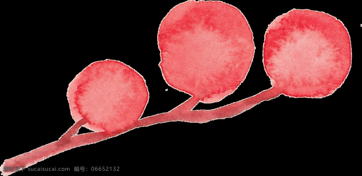桃红 果实 透明 植物 树枝 透明素材 免扣素材 装饰图案