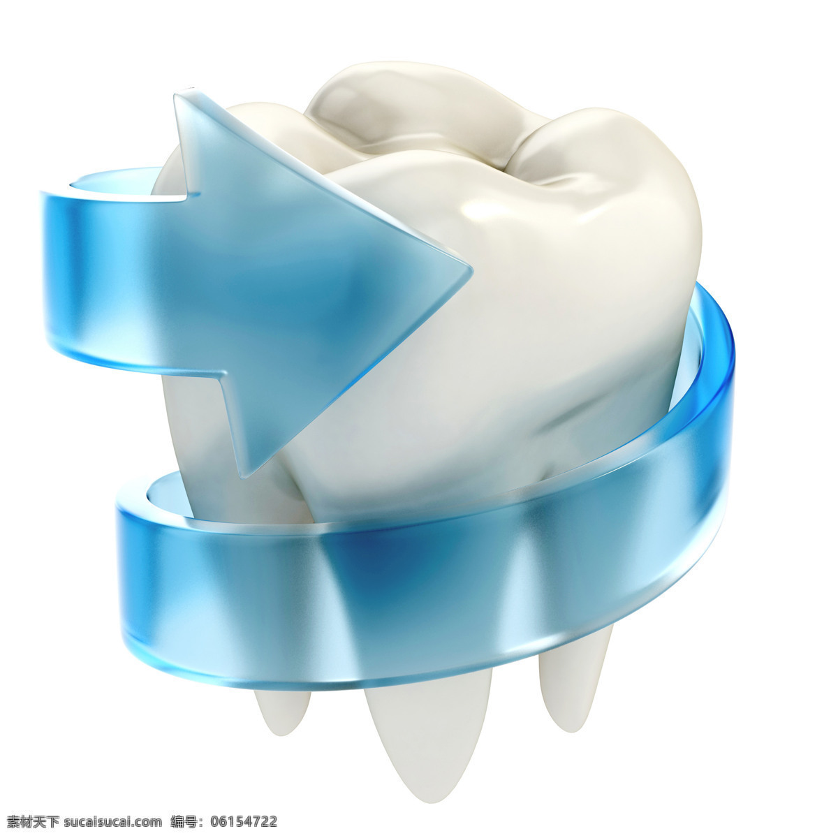 牙齿 模型 牙科 牙 护齿 牙齿模型 立体箭头 医疗护理 现代科技
